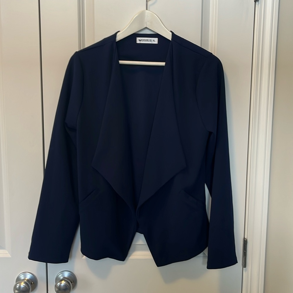 DOUBLJU navy blazer